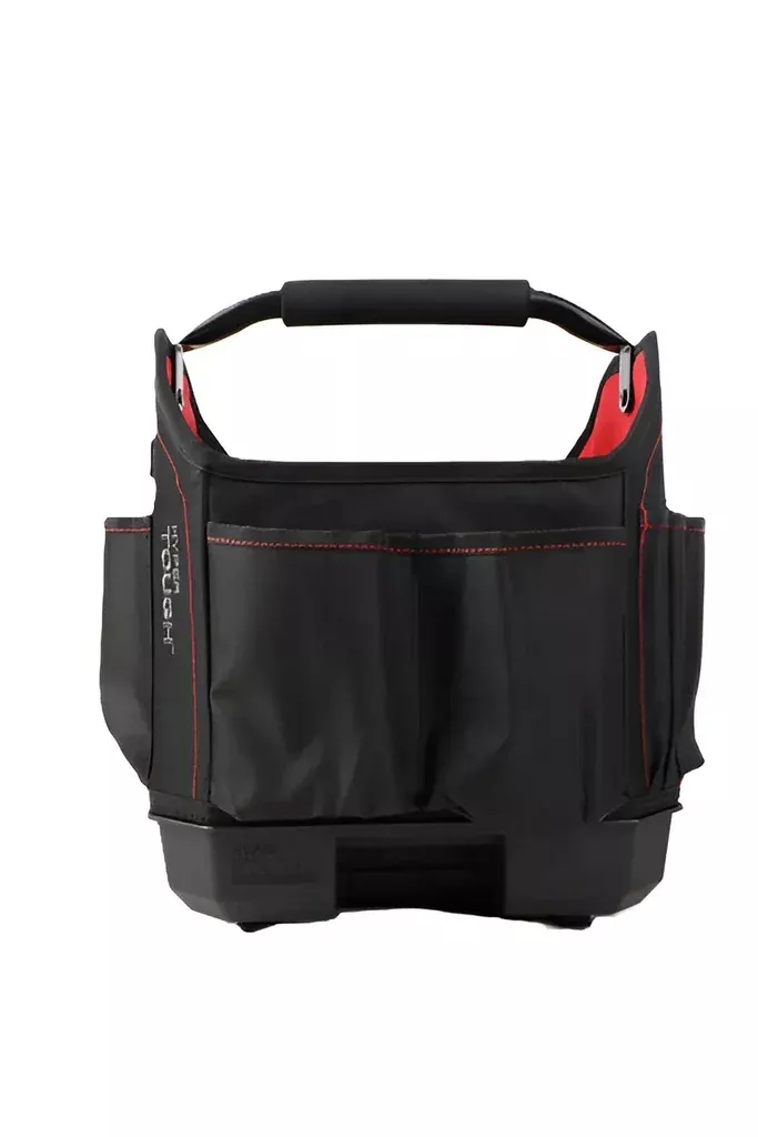 Hyper Tough Hyper Stack Half Size Tool Tote – Stackable Storage Organizer, Portable Handle