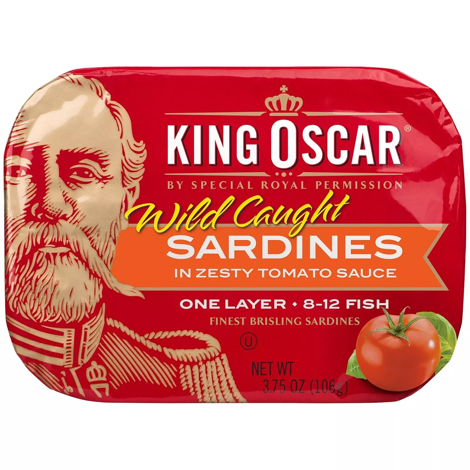 King Oscar Sardines 1 Loaf Zesty Tomato